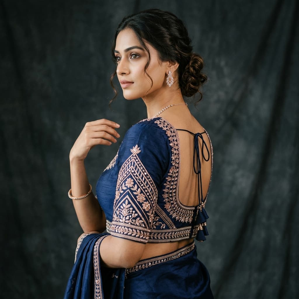 Contemporary Saree Blouse
