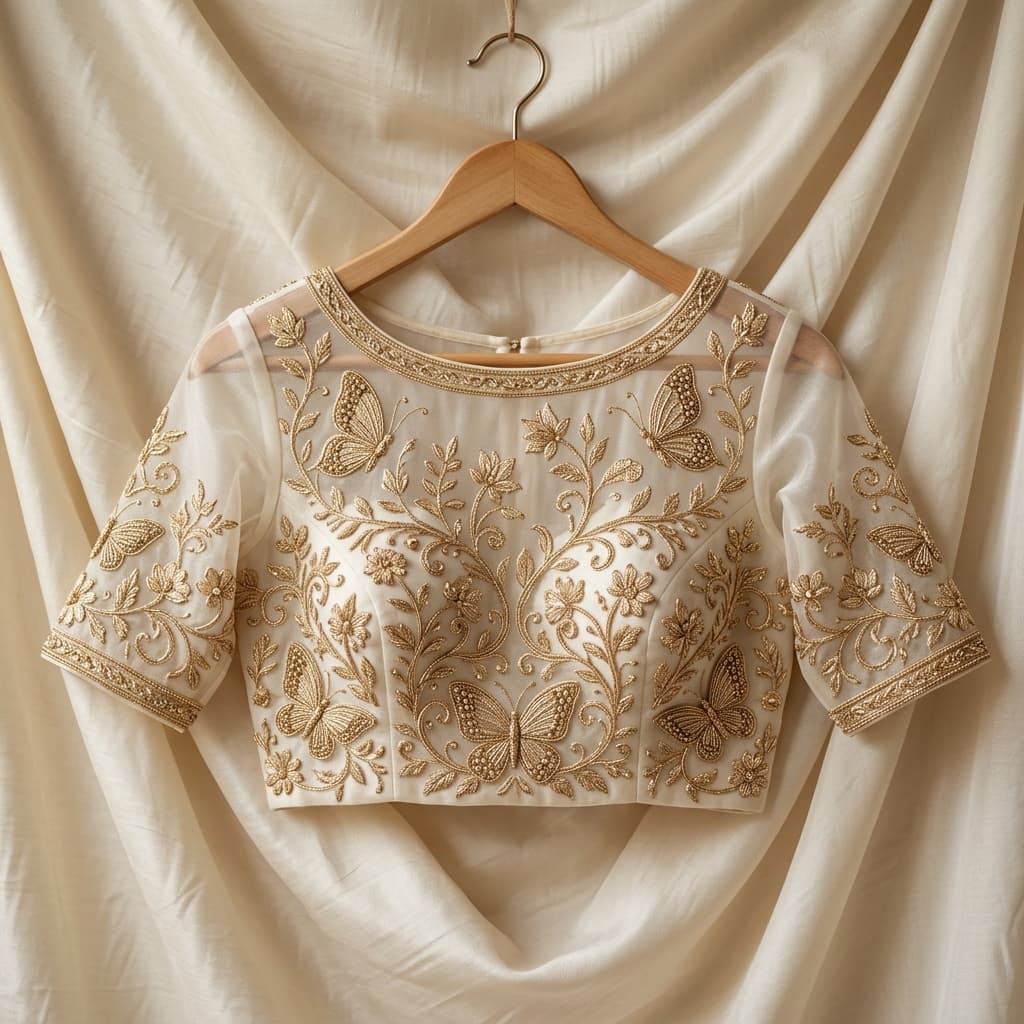 Organza Party Blouse