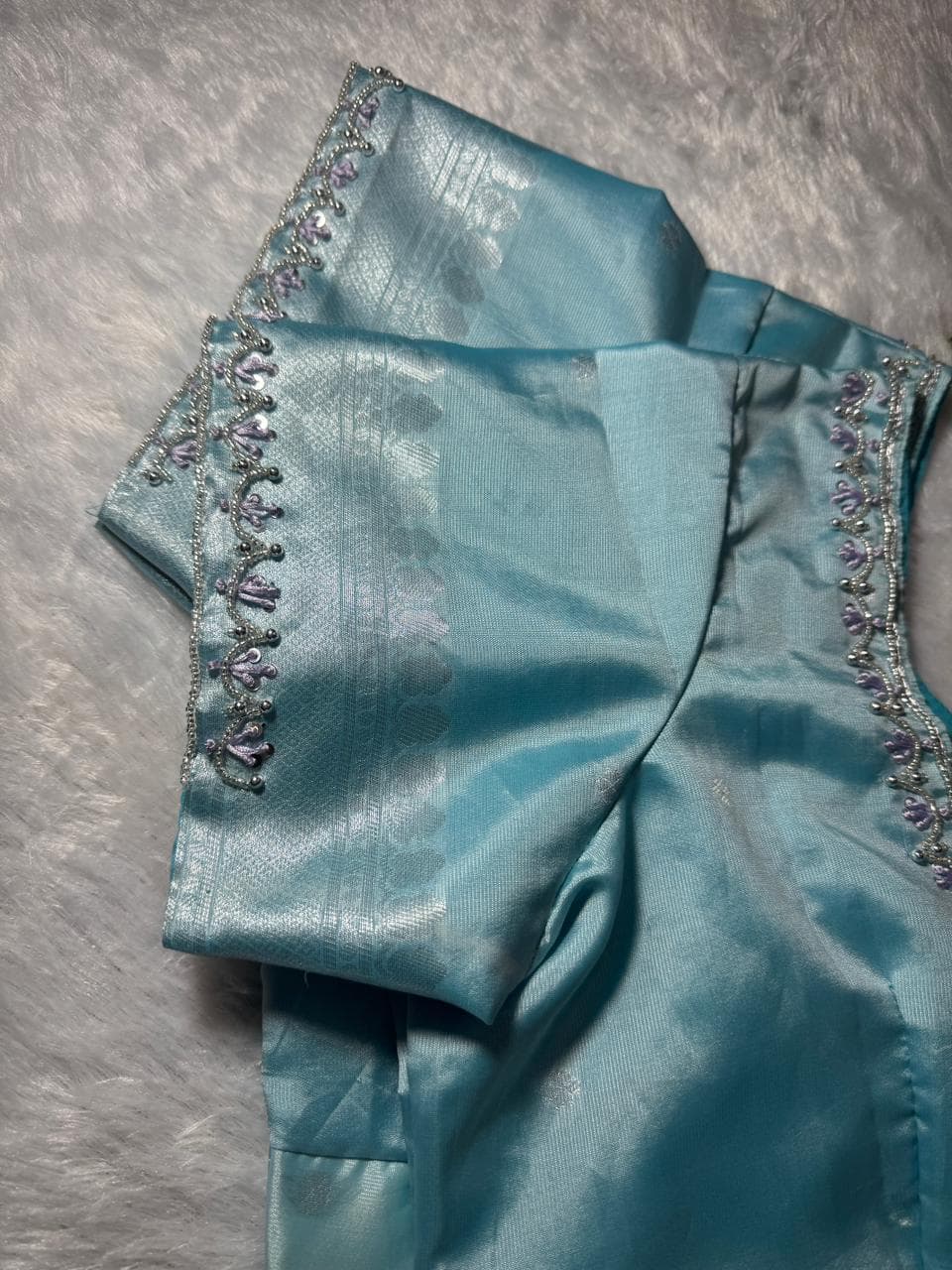 Heritage Mustard Zardosi Blouse